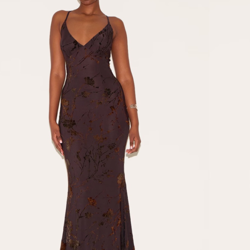 Pretty Little Thing Plum Maxi Dress
